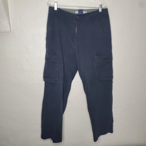Plugg Cargo Pants Men Size 33x30 Navy Blue Made in Russia - Picture 1 of 9